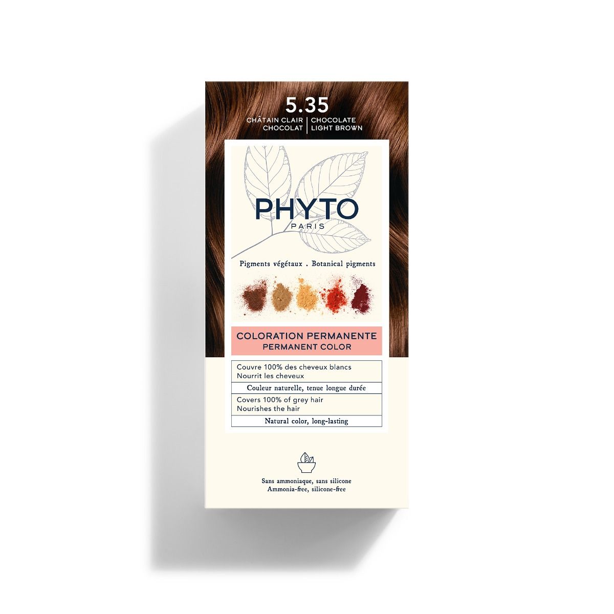 COLORATION PHYTO 5.35 Châtain Clair Chocolat