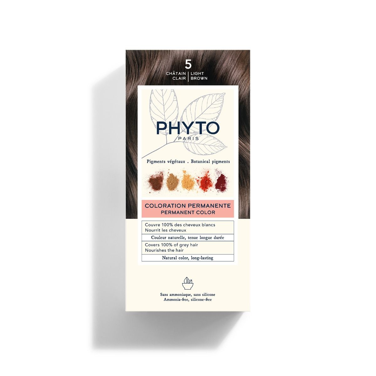 COLORATION PHYTO 5 Châtain Clair